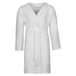 Vossen - "Texas" Morgenmantel für Herren/Damen Unisex, mit Kapuze (Weiß)