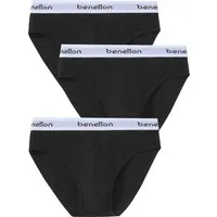 United Colors of Benetton Slip (Set, 3er-Pack) Weich, langlebig und formstabil