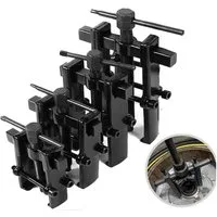 XERSEK Demontagewerkzeug Abzieher Set 4tlg Innenabzieher Außenabzieher Lagerabzieher Ausdrücker, (4-tlg), 35-90mm Innen Außen Parallel Kugellager Lager abzieher