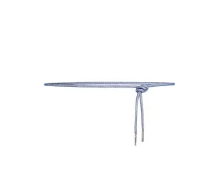 Vanzetti - 3 mm Gürtel blau - Gr. - OS
