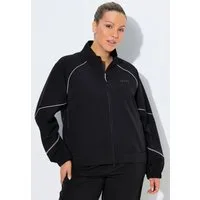 Ulla Popken Funktionsjacke Funktions-Trainingsjacke Stehkragen 2-Wege-Zipper