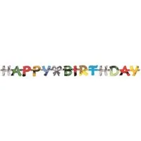 PAPSTAR Girlande Happy Birthday, 1,4 m