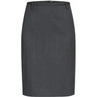 GREIFF Bleistiftrock Greiff Corporate Stiftrock Damen Basic Regular-Fit Anthrazit