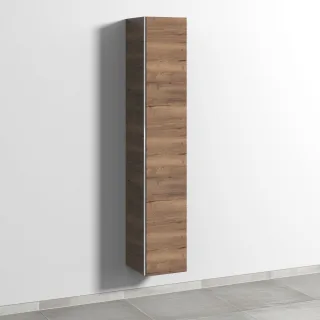 Sanipa 3way Hochschrank mit 1 Tür, Eiche-Tabak BR10750