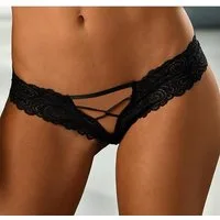 petite fleur gold Panty-Ouvert aus schöner transparenter Spitze