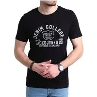 Jack & Jones Print-Shirt T-Shirt mit Aufdruck aus Baumwolle