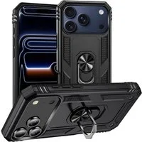CoolGadget Handyhülle Armor Shield Case für Apple iPhone 17 Pro Max 6,9 Zoll, Outdoor mit Magnet Ringhalterung Handy Hülle für iPhone 17 Pro Max