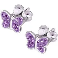 schmuck23 Paar Ohrstecker Kinder Ohrringe Schmetterling 925 Silber, Schmuck für Kinder Damen und Mädchen
