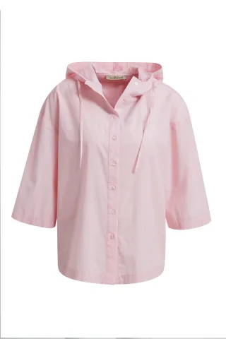 Smith&Soul - Blouse with Hood powder rosã© - Gr. - XL