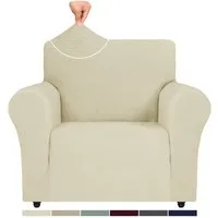 Agger Sofahusse Stretch Sofabezug, Sofa Überzug 1/2/3/4 Sitzer, Sofaschoner rutschfest, Elastisch Couch Überzug Mit Armlehnen, Sofaüberwurf Couch Überwurf