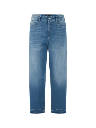 Marc Cain Pants - Jeans RUMA mit High Waist blue denim - Gr. - 38