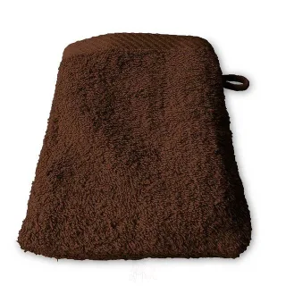 Lanudo? Waschhandschuh Pure Line 21x15 cm Braun