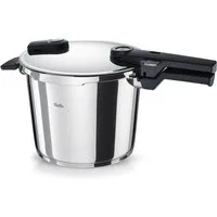 Fissler Schnellkochtopf Vitaquick®Elemental Dampfkochtopf Premium Drucktopf, Edelstahl 18/10 (1-tlg), Schnellkochtopf mit 2 Garstufen und Superthermic Boden