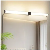 Nettlife LED Spiegelleuchte LED Spiegelleuchte Klemmbar 40/60CM, Neutralweiß, lampe für schrank Keller Küche