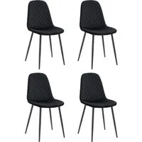 HELA Schalenstuhl MIRA, Esszimmerstuhl, Stuhl, 4-Fuß Stuh (Set, 4 St), 1, 2 oder 4 Stück, Schalenstuhl mit Steppung, Küchenstuhl