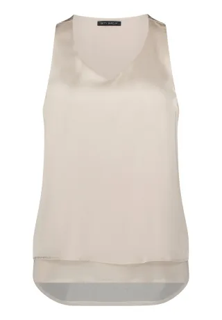 Betty Barclay - Blusentop Grau Beige - Gr. - 42