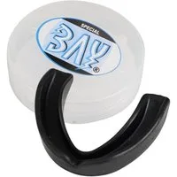 BAY-Sports Zahnschutz Zahnschützer mit Klick Box Kinder Boxen schwarz, Mundschutz Sport