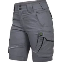 Leibwächter Arbeitsshorts Damen Flex-Line Arbeitsshort mit Reflektoren und femininer Passform (Arbeitskleidung für Handwerk, Garten oder Freizeit, mit Cargotasche) Kurze Stretch Cargoshorts mit elastischem Bund