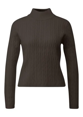qs - Strickpullover braun - Gr. - L