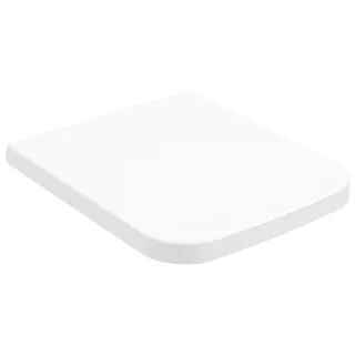 Villeroy und Boch Venticello WC-Sitz 8M22S1RW Stone White Ceramic Plus, Quick Release, SoftClosing, Scharniere Edelstahl