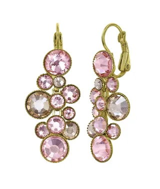 konplott - Ohrringe - Water Cascade pink