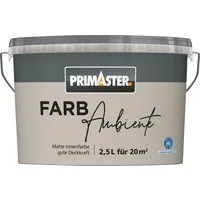 Primaster Wandfarbe Primaster Farbambiente Wandfarbe matt steingrau