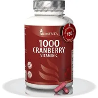 BIOMENTA Cranberry 1000 + Vitamin C - 180 Kapseln Kapsel, 180 St., 168,21 g