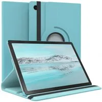 EAZY CASE Tablet-Hülle Rotation Case für Samsung Galaxy Tab A8 10.5 LTE 10,5 Zoll, Schutzasche für Tablets Flipcase Hülle Kratzschutz Displayschutz Blau