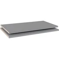 Einlegeboden OZZULA, 2er Set, Grau, B 57,7 cm x T 32 cm, 2-tlg. (2 St)