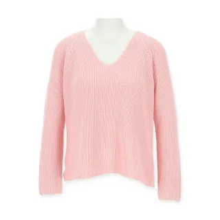Halsüberkopf Accessoires - Pullover V-Ausschnitt 1/1 Arm rosé2 - Gr. - xl