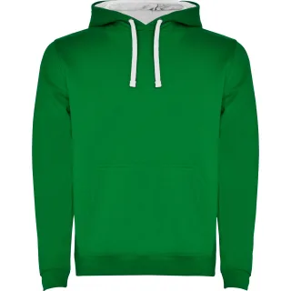 Roly - "Urban" Kapuzenpullover für Herren (Irisches Grün/Weiß)