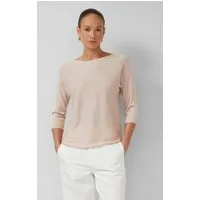s.Oliver 3/4 Arm-Pullover Strickpullover Leichter Feinstrickpullover mit Glitzergarn