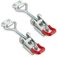 SO-TECH® Kastenriegelschloss Spannverschluss, verstellbarer Schnellspanner, M6 - Haltekraft 220 kg, (2-tlg), M6 (Haltekraft 220 kg, abschließbar) Stahl verzinkt