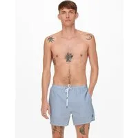 ONLY & SONS Badehose ONSTED STRIPE SEERSUCKER SWIM NOOS