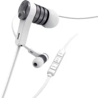 Hama Intense In-Ear Headset 3,5mm Klinke Ohrhörer Smartphone-Headset (Anruffunktion, Mikrofon, Wiedergabe-Steuerung, Lautstärkenreglung, 3,5mm, Mikrofon, Fernbedienung, Silikon-Ohrpolster, 3,5mm Klinken-Stecker)