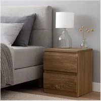HTI-Living Nachtkommode Nachtkommode 2er Set Sonoma (Set, 2 St., 2 Nachtkommoden), Nachtschrank Nachttisch