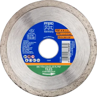 PFERD TOOLS Diamant-Trennscheibe DG PSF für Fliesen ZA - 68300040