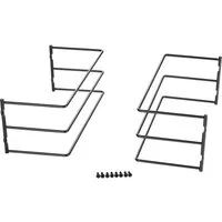 SO-TECH® Schrankeinsatz Backblechhalterung zum Einbau in 60 cm breiten Küchenschrank, für 3 Backbleche 364 x 140 x 125 mm schwarz-chrom
