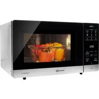 BAUKNECHT Mikrowelle MW 49 SL, Grill und Heißluft, 25 l, Dampfgaren, Grill, Heißluft und Crisp für schnelle knusprige Pizza