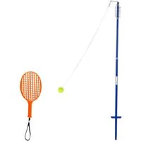 COSTWAY Spielzeug-Gartenset Twistball Set mit 2 Schlägern & 120cm Schnur