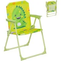 relaxdays Campingstuhl Kinder Klappstuhl mit Motiv (1 St), Monster