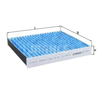 Mahle Aktivkohle-Innenraumfilter Citroen Isuzu Mitsubishi Peugeot LAO436
