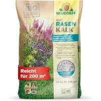 Neudorff Rasenkalk Bio Azet RasenKalk 10 kg, Kalkdünger für einen kräftigen, grünen Rasen und beugt Moos vor, staubarm & schnell löslich