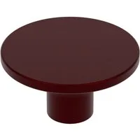livingpoint24 Möbelgriff Möbelknopf Bordeaux matt Ø 36mm Schrankknopf Astro Pulverbeschichtet (1-St., 17), Modern