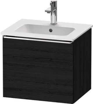 Duravit D-Neo Waschtischunterbau wandhängend Eiche Schwarz Matt 510x402x440 mm - DE4260010160000 DE4260010160000