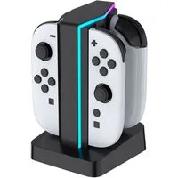 Ready2gaming Switch 2 4in1 Charger mit LED Beleuchtung Ladestation