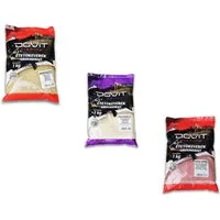 DOVIT FISHING Kunstköder 3er Spar-Set Grundfutter 3kg - ver. Aromen Feeder Karpfenfutter Set 3, (Spar-Set), Für Karpfen, Brassen, Schleien, Rotaugen, Karausche, Graskarpfen