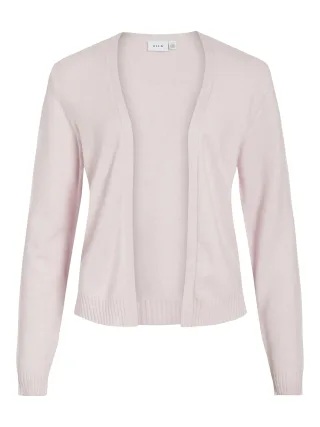 VILA - VIRIL SHORT L/S KNIT CARDIGAN-NOOS Cherry Blossom - Gr. - S