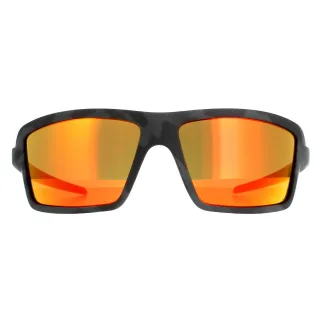 Oakley Wrap Mens schwarz Camo Prizm Ruby Kabel