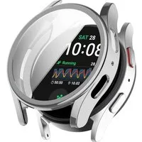 SmartUP Smartwatch-Hülle für Samsung Galaxy Watch 7 40mm / 44mm Schutzglas Display Case Tasche, kompletter Rundumschutz